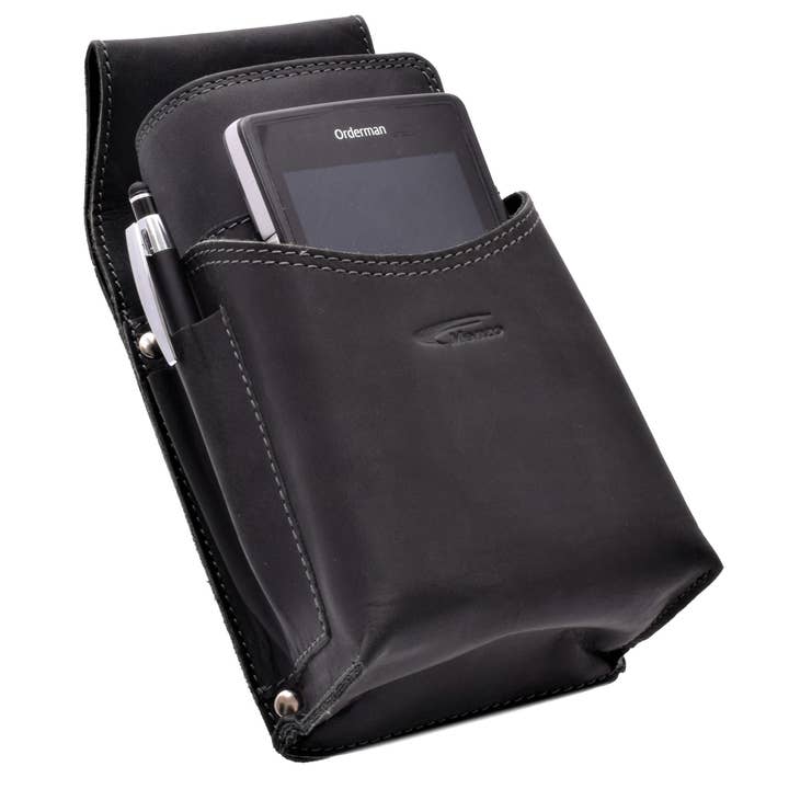 Menzo 937C Professionell servitörset med Ordermanfack Buffelläder/svart för wholesale av Menzo