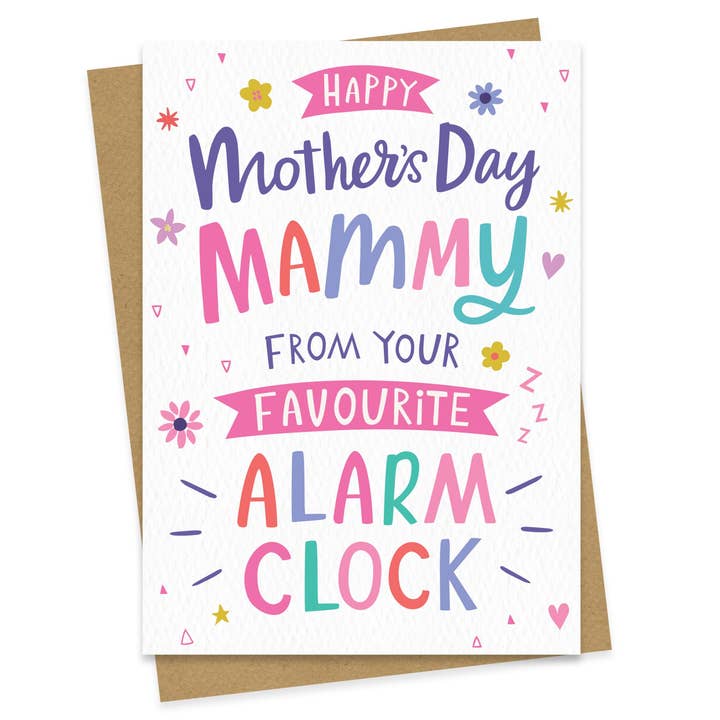 Fête des Mères - Carte Réveil Préféré de Maman pour la vente par Dotty Black