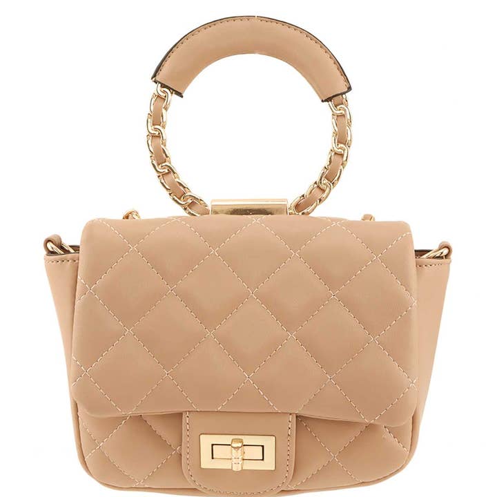 anbfashion – Großhandel Henkeltasche – Damen – Quadratische gesteppte rechteckige Umhängetasche0