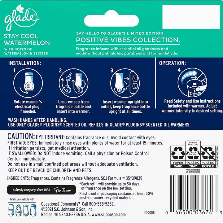 Innovarix – wholesale Luftfräschare – Plugins Luftfräschare - Cool Vattenmelon 3.35 Oz 5ct1