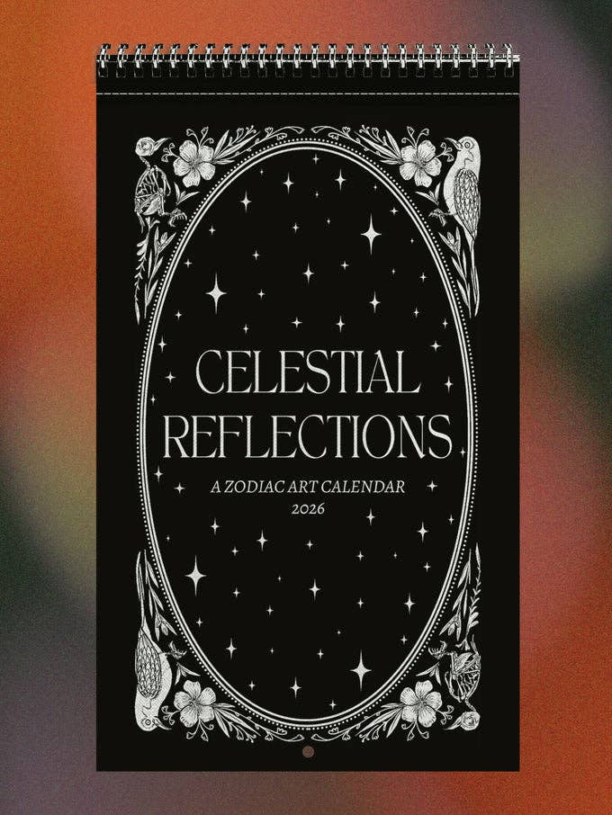 Celestial Reflections: A Zodiac Art Calendar, 2026 for wholesale by 13th Press