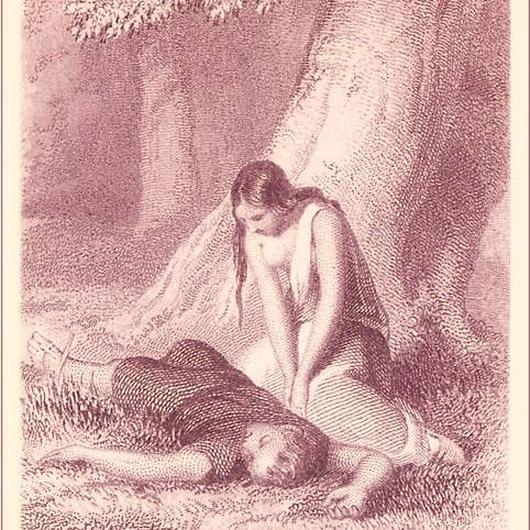 Found Image Press - Wholesale Art Print - Art Print LT-50 Scene from Venus and Adonis0