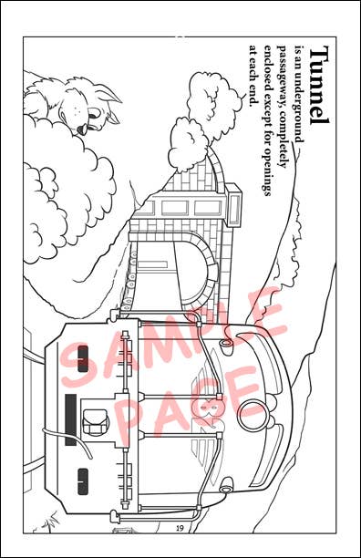 Really Big Coloring Books | ColoringBook.com - Wholesale Coloring & Activity Book - Kids & Baby - 12-pack Trains 5.5"x8.5"1