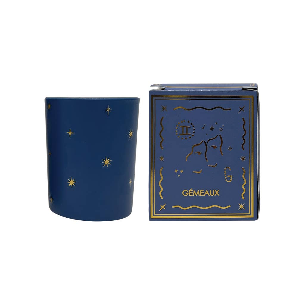 Opjet Paris - Wholesale Novelty Candle - Zodiac Gemini candle D5.5 H6.5cm0