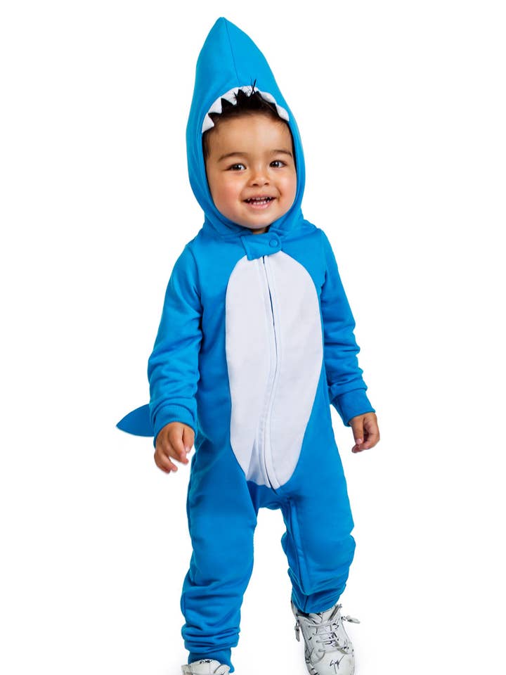 Tipsy Elves - Wholesale Costume - Kids - Shark Onesie - Baby and Toddler Halloween Costume Jumpsuit