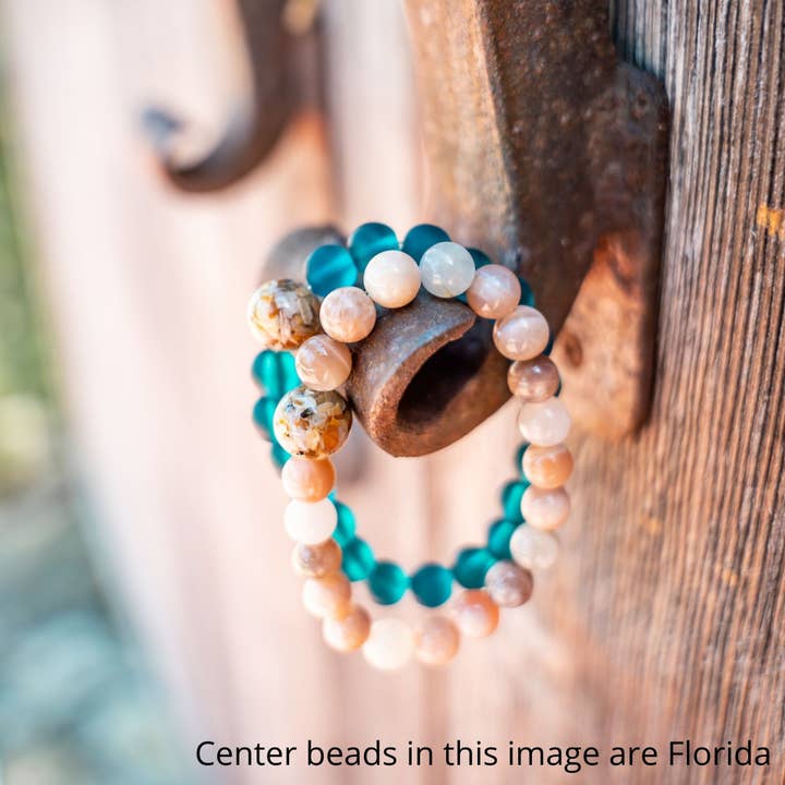 Homes Bracelets - Wholesale Beaded Bracelet - Wear a Real Piece of Lake Huron - Sunstone4