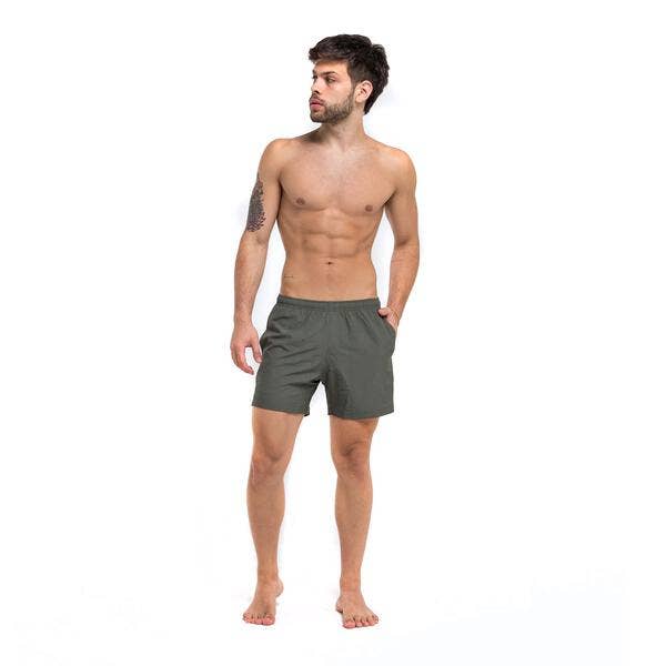 Bermies - Wholesale Athletic Shorts - Men's - Green (pineapple vibes liner)3