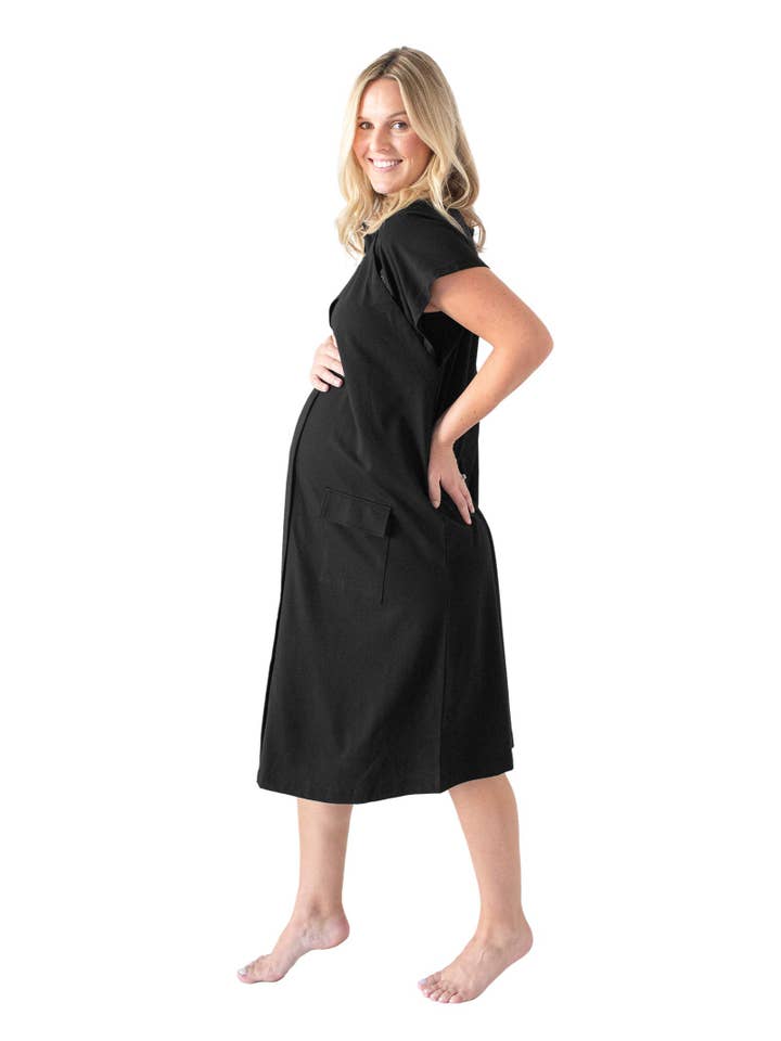 Kindred Bravely - Wholesale Dress - Maternity - 3 In 1 Universal Labor, Delivery & Nursing Gown21