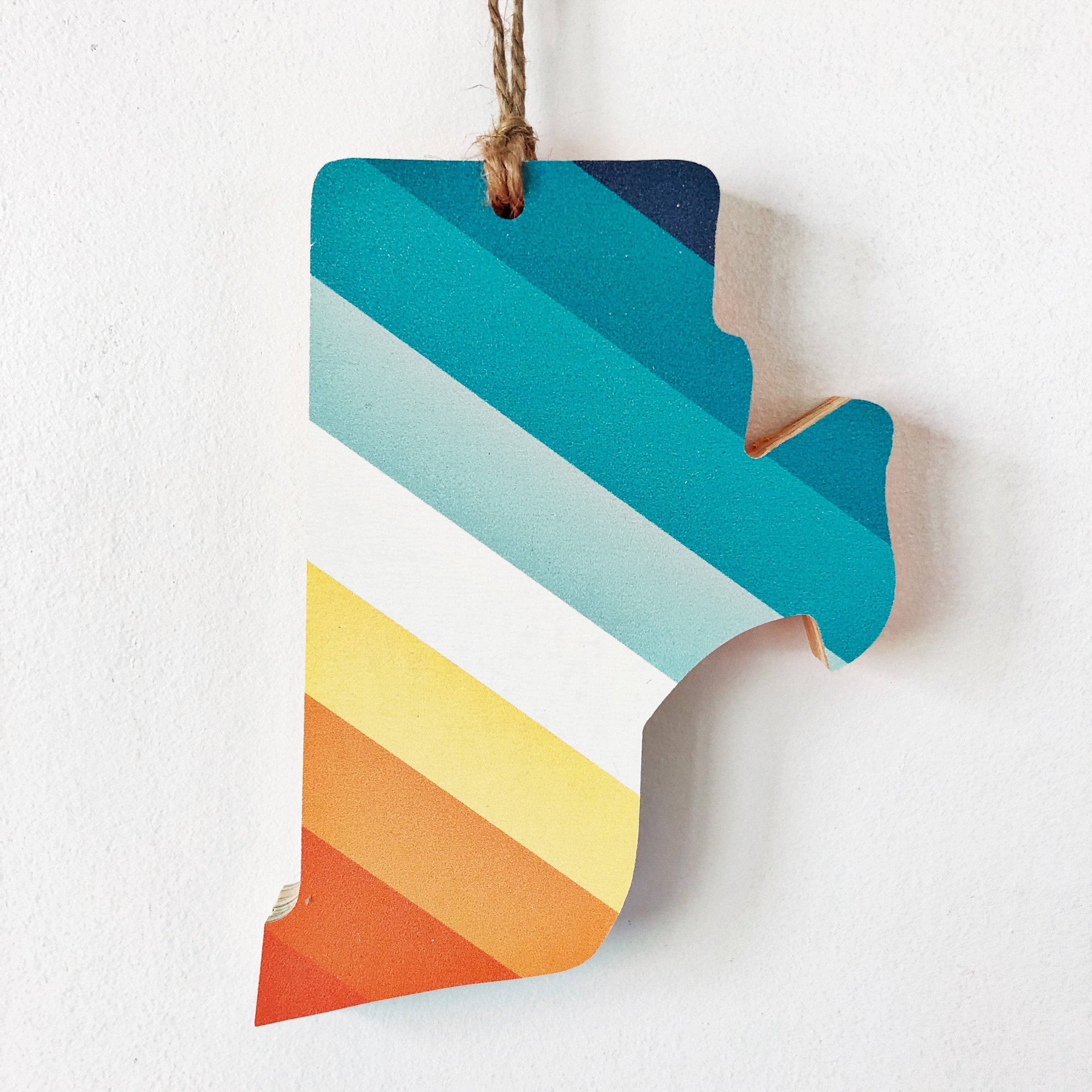 Hemlock & Heather - Wholesale Ornament - '76 Stripes State Ornaments43