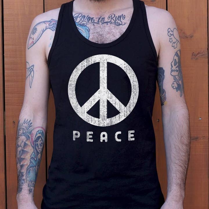 Débardeur Peace Sign pour homme pour la vente par 6DS