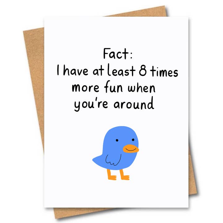 Friends of Henry Paper Co - Wholesale Friendship card - More Fun