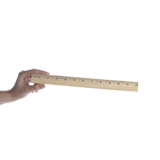 Factory Direct Craft - Wholesale Decorative tabletop object - 12" L Traditional Wooden School Ruler1