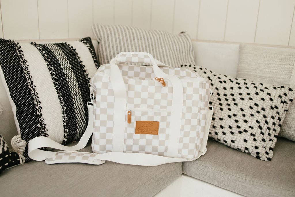 Local Beach - Wholesale Cooler/Cooler Bag - Packable Checker Cooler Bag12