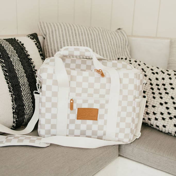 Local Beach - Wholesale Cooler/cooler bag - Packable Checker Cooler Bag12