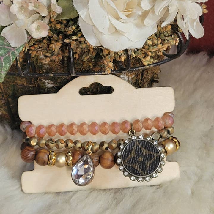 Upcycled Always & Forever accessories - Wholesale Jewelry Set - Upcycled small stacks - last ones available 2