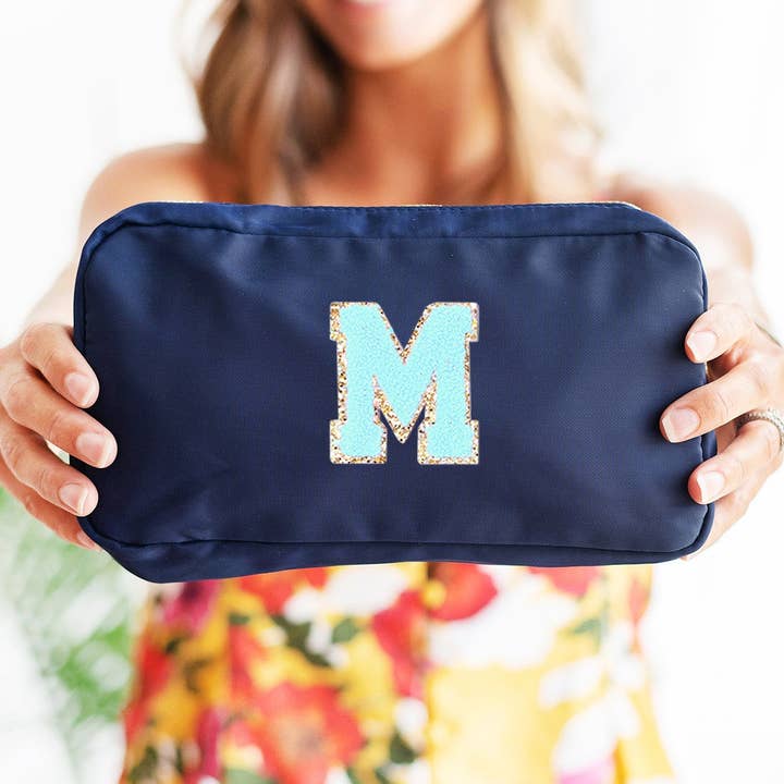 Mint Varsity Single Letter Patch for wholesale by Viv&Lou