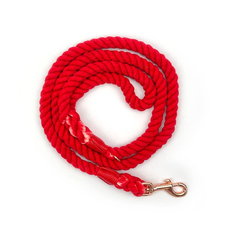 Dog Rope Leash // Ruby for wholesale by Holly and Co Australia Pty Ltd
