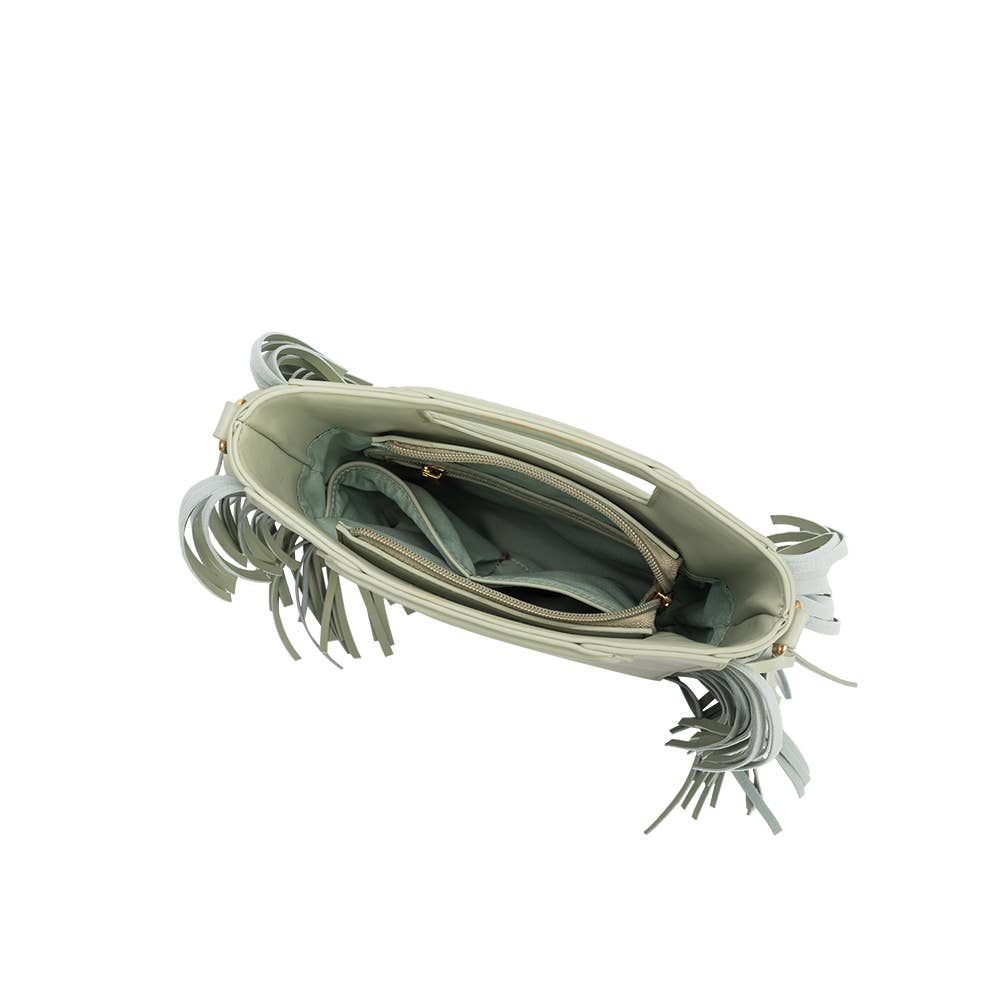 Melie Bianco - Vendita all'ingrosso Borsa a tracolla - Donna - Borsa a tracolla vegana riciclata Jamie color menta3