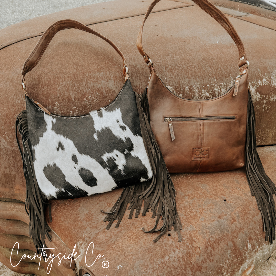 Texas Western Cowhide Bags and More - Wholesale Schoudertas - Dames - Victoria Koeienhuid Tas1