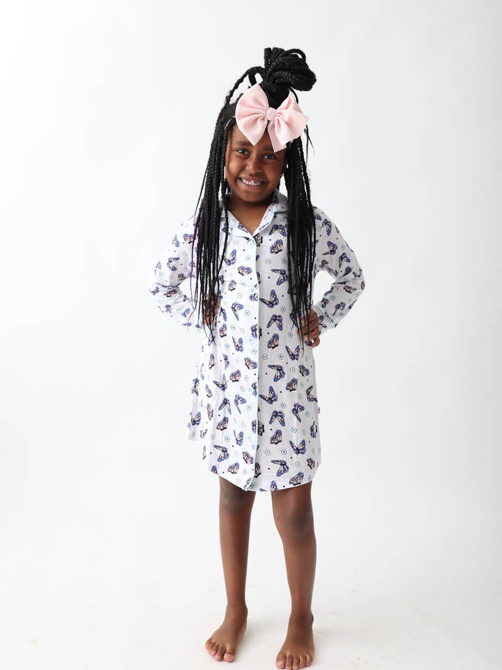 VESTIDO DE ENSUEÑO PARA NIÑA DE TATUM'S FREEDOM FLYERS para venta al por mayor de Dream Big Little Co.