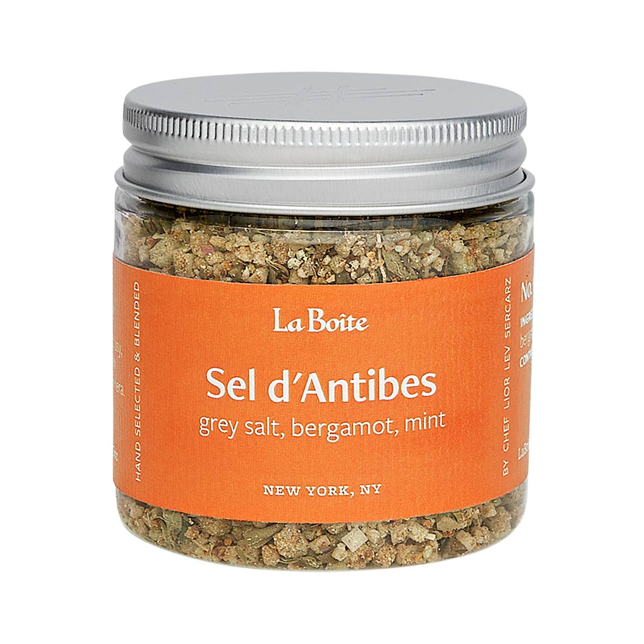 La Boîte - Wholesale Dried Spice Mix - Sel d'Antibes Spice Blend - grey salt, bergamot, mint