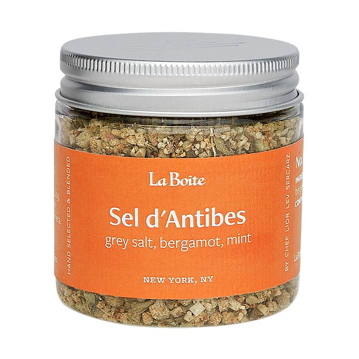 La Boîte - Wholesale Dried Spice Mix - Sel d'Antibes Spice Blend - grey salt, bergamot, mint0