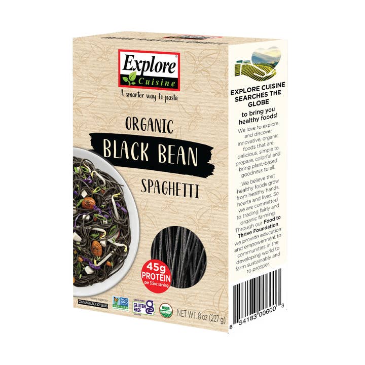 Organic Black Bean Spaghetti for wholesale by Explore Cuisine