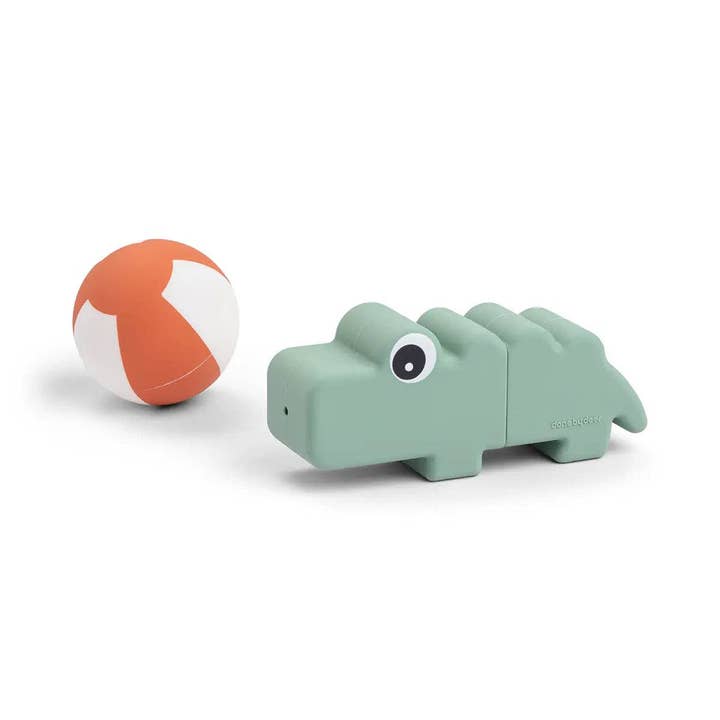 Bath Squirter Toy Croco Green for wholesale by Done by Deer