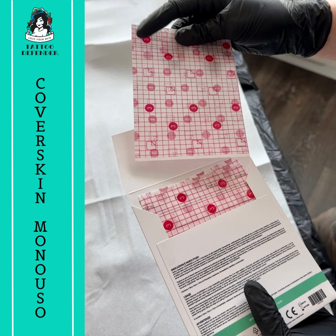 Tattoo Defender - Wholesale Tattoo Ointment/Care - Protective and water-repellent film for tattoos in sheets2