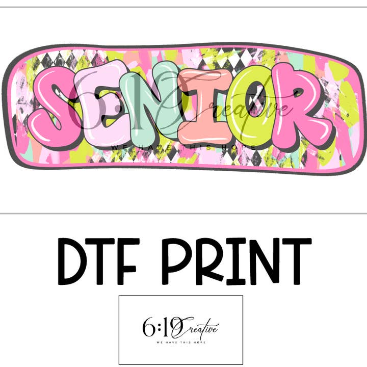 Impression DTF senior pour la vente par 6:19 Creative