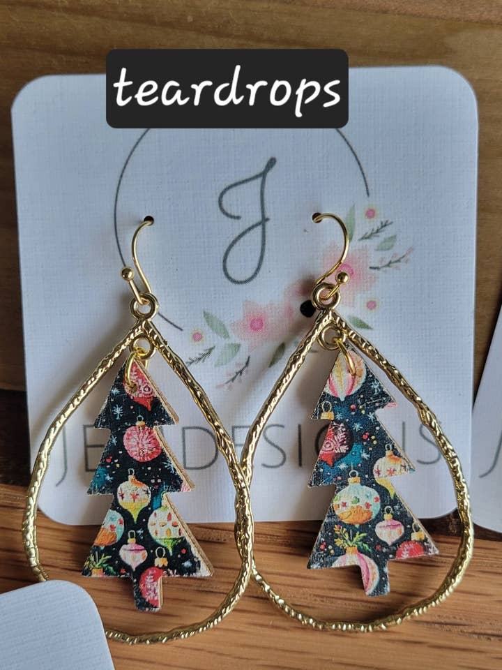 Vintage Christmas Earrings for wholesale by JEMdesigns