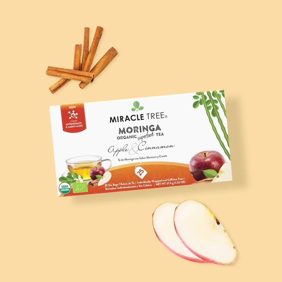 Miracle Tree - Wholesale Health/Detox Tea - Organic Moringa Tea: Apple & Cinnamon7