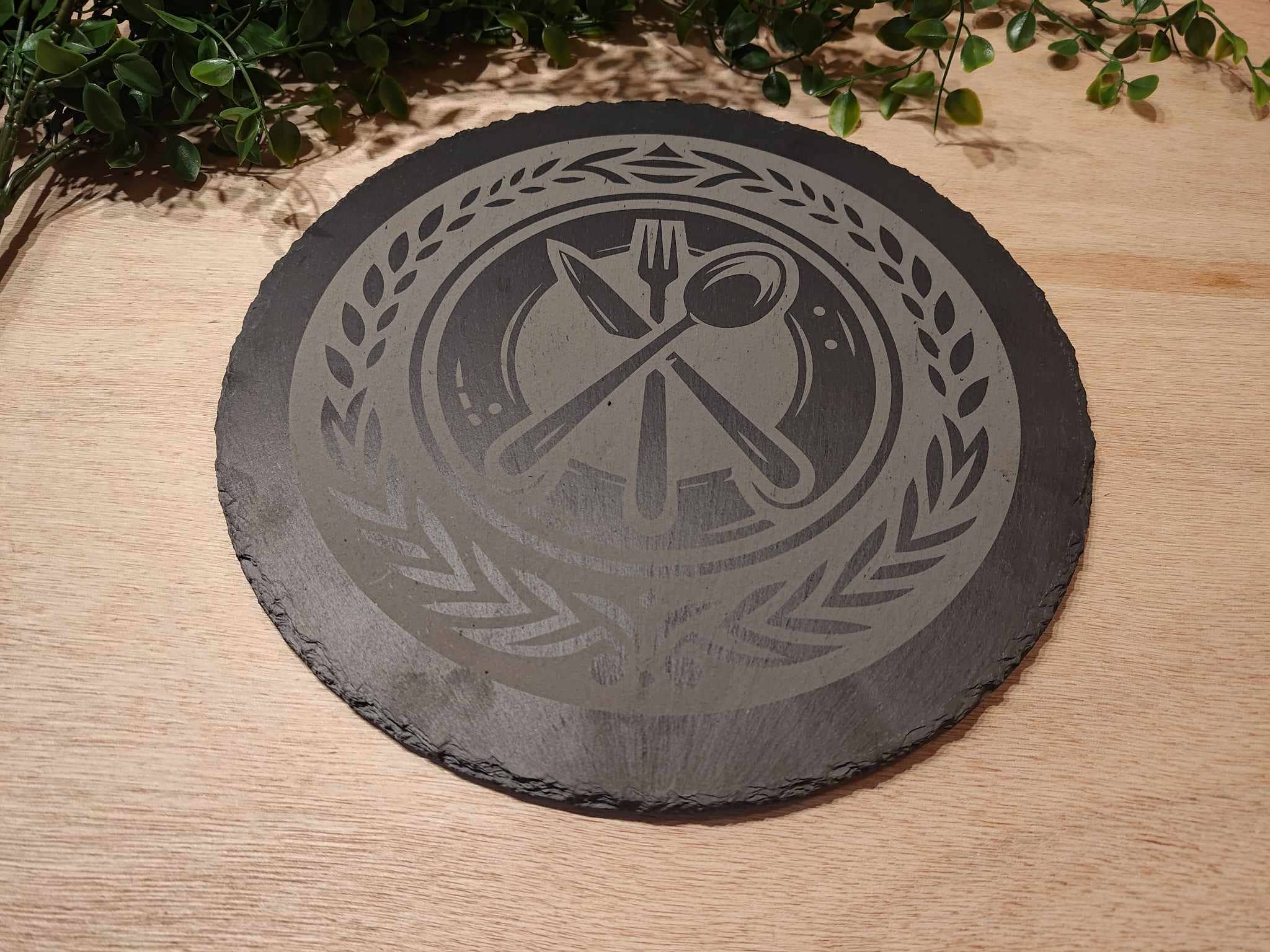 Ze Déco Perso – wholesale Dinner plate – Slate plate1