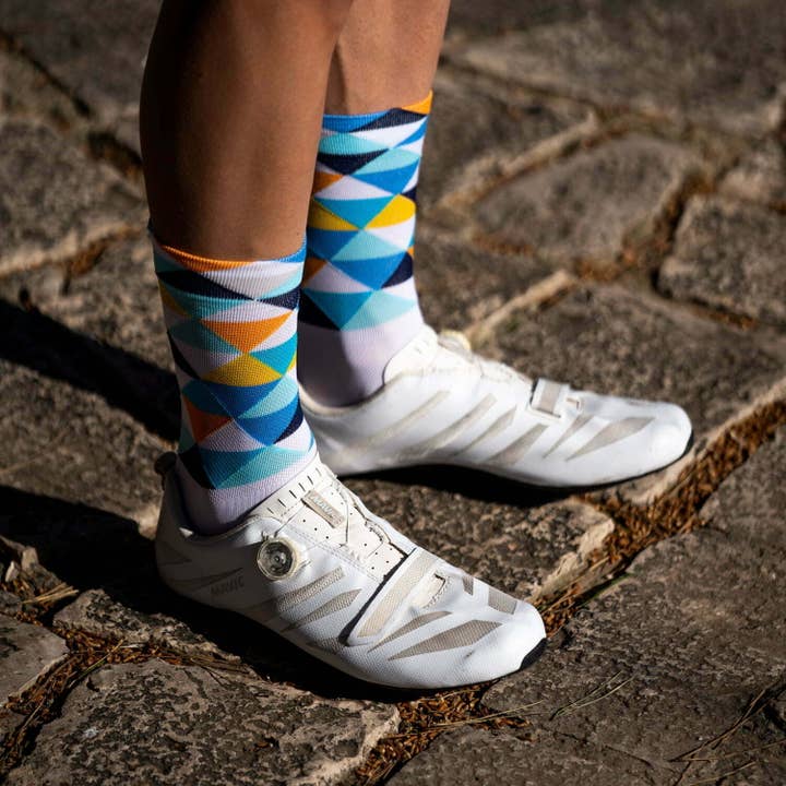 SPORCKS - Vente Chaussettes – unisexe - COLL DE RATES BLUE - CHAUSSETTE DE VÉLO5