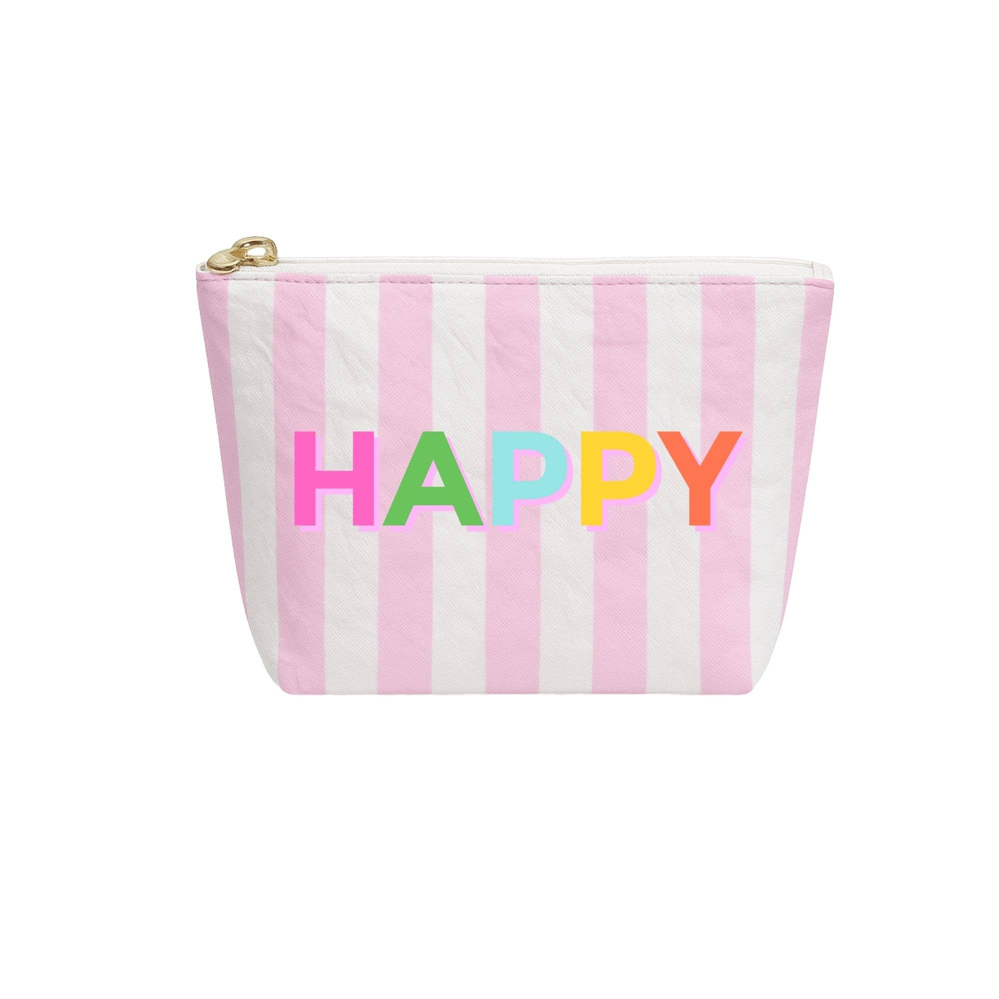 Aspen Lane - Wholesale Makeup/Cosmetic Bag - Cute Stripe Makeup Pouch | Teen and Girl Stocking Stuffer 0
