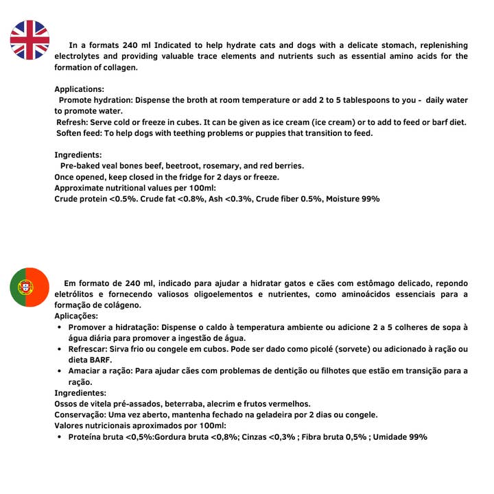 Waniyanpi - Wholesale Pet Food - Dog - DAIKIDOGGY for dogs and cats (Dogktails) 240 ml3