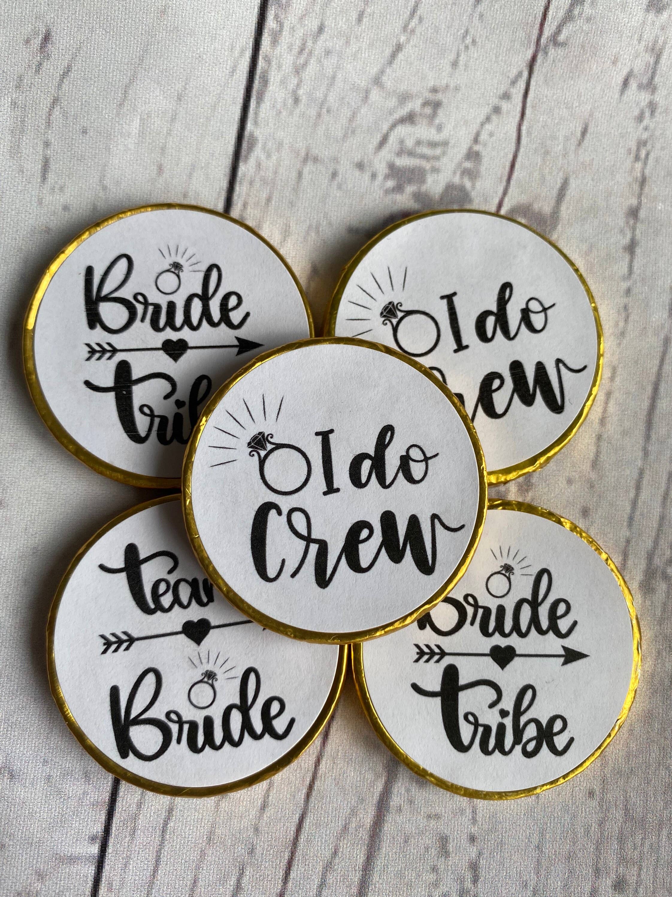 Sofia's Attic – wholesale Party gift – 5 X Hen Party Chocolate Coins Favours Bride Tribe I Do Crew1