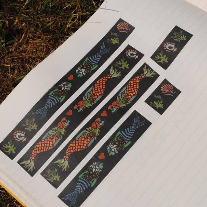 Tulips and Heather - Wholesale Washi tape - Mermaid Fairytale Washi Tape6