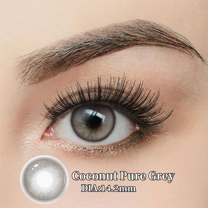 ELKLENS - Wholesale Contactlenzen - ELKLLENS Coconut Pure Grey gekleurde contactlenzen