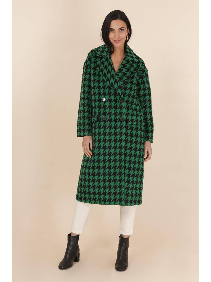 Attentif Paris – wholesale Rock - Dam – Houndstooth-mönstrad kappa12