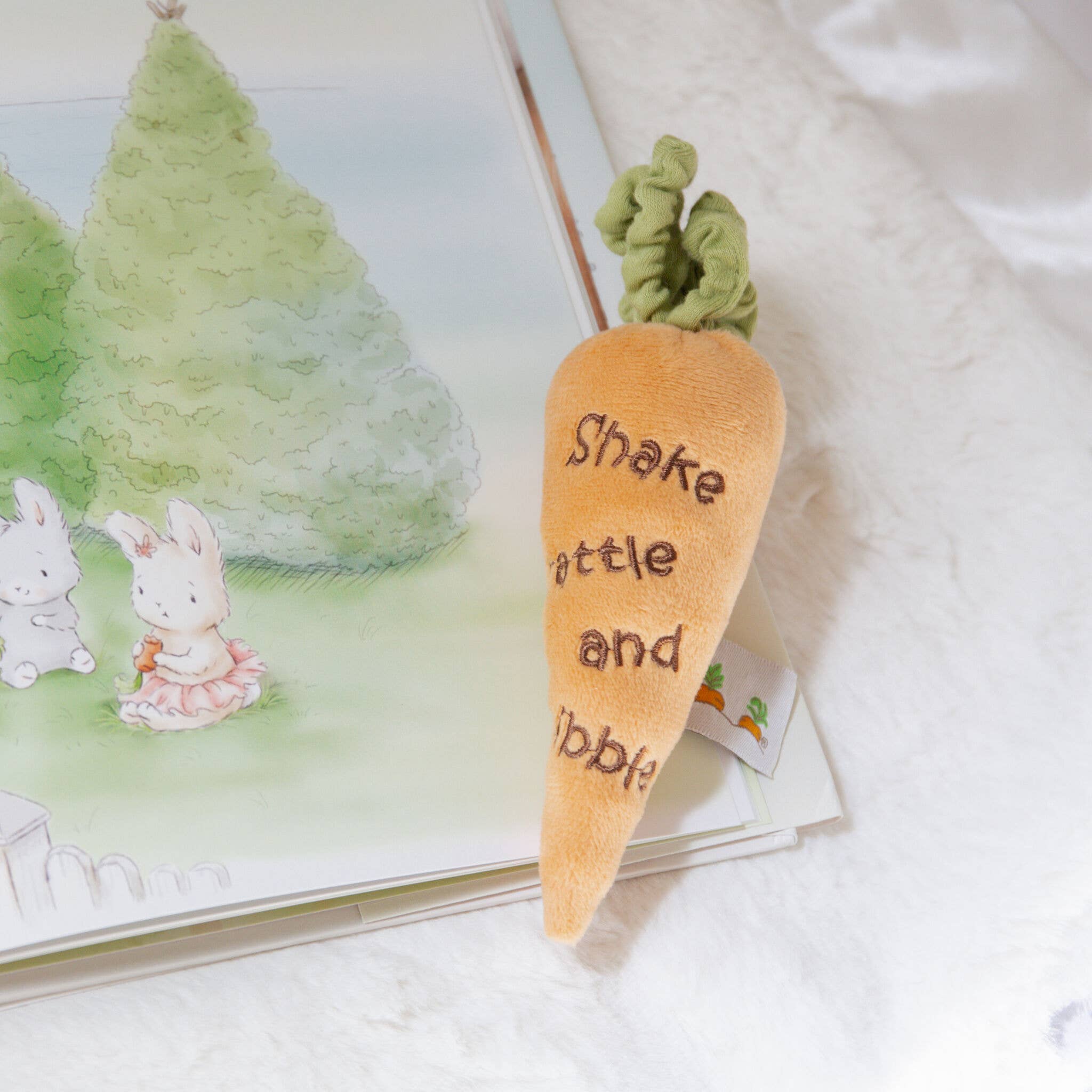 Bunnies By the Bay - Vente Hochet mobile – bébé - Hochet de carotte2