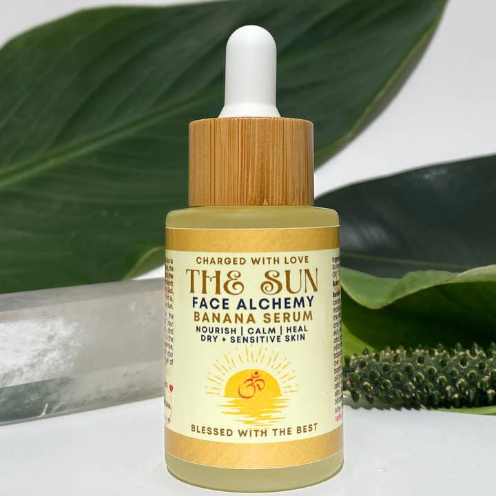 THE SUN - Organic Banana Face Serum - 30ml for wholesale by The Sacred Essence