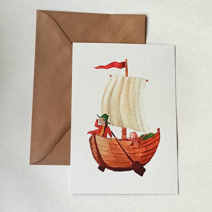 Impression d'art A5 - ter zee pour la vente par Silly Goose