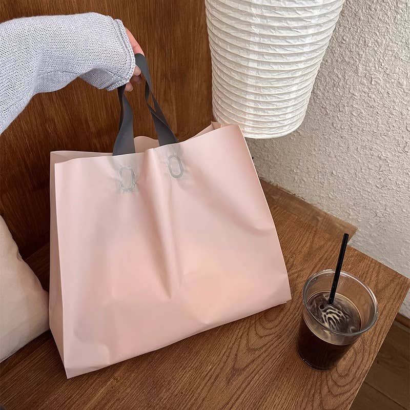 ByHome - Wholesale Gift Bag - 50pcs, Dual-colors Premium Frosted square PVC Gift Bags2