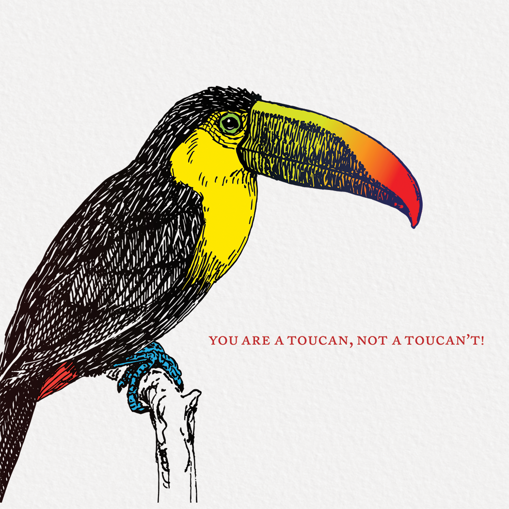 Ampersand M Studio - Wholesale Friendship Card - You are a Toucan Greeting Card1