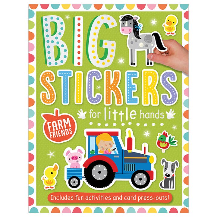 Big Stickers for Little Hands Farm Friends for wholesale by Make Believe Ideas