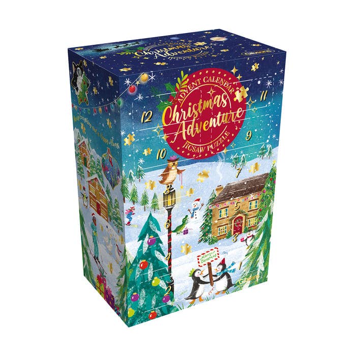 Gibsons Games Inc - Wholesale Advent Calendar - Jigsaw Puzzle Advent Calendar Christmas Adventures