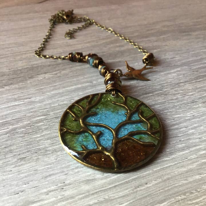 Spirit Glassworks - Wholesale Pendant/charm necklace - Tree of Life Necklace3