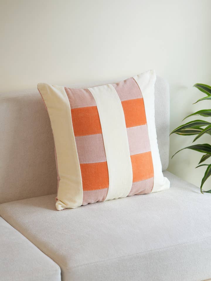 Clementine Cotton Velvet Pillow for wholesale by Notcoy