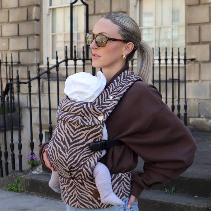 Nomad Air Animal Print Baby Carrier - Zebrano for wholesale by Bizzi Growin Up! Ltd